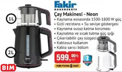 FAKİR ÇAY MAKİNESİ - NEON FAKİR ÇAY MAKİNESİ - NEON